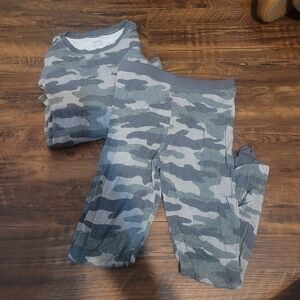 Little sleepies camo pj set